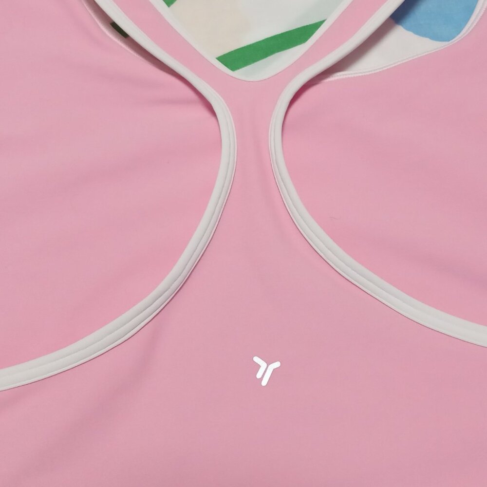 OLD NAVY SPORTS BRA - PINK WITH WHITE TRIM  SIZE 4X  BRAND NEW